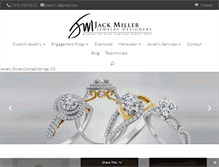 Tablet Screenshot of jackmillerjewelrydesigners.com